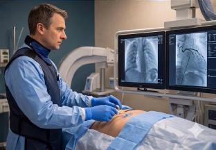 Fluoroscopy-guided procedure
